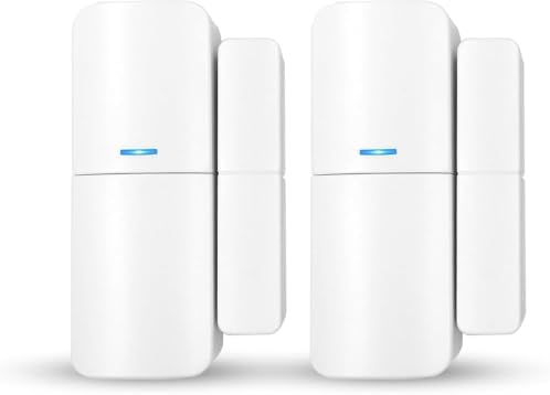 Entry Sensor (Pack of 2) - Window and Door Protection - Compatible with tolviviov Home Security System