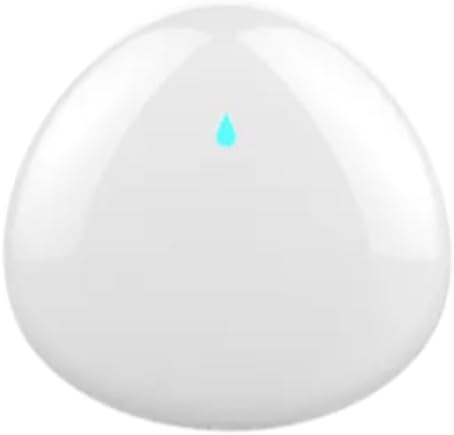 Ezlo Z-Wave Water Leak Sensor | Works with Ezlo, Alexa, Home Assistant and Other Z-Wave Hubs | 800 Series Water Leak Sensor for Kitchen, Bathroom, Basement or Laundry Room
