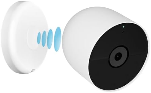 UYODM Magnetic Wall Mounts Compatible with Google Nest Cam Outdoor or Indoor, Battery - 2nd Generation, Magnetic Replacement Base Plate for Google Nest Camera(Nest Cam Not Included)