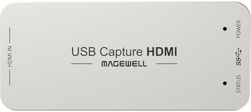 Magewell USB Capture HDMI Gen 2 – 1 Channel HDMI to USB Video/Audio Capture Device, Up to 1080p60 Recording (32060, Replaces XI100DUSB-HDMI)