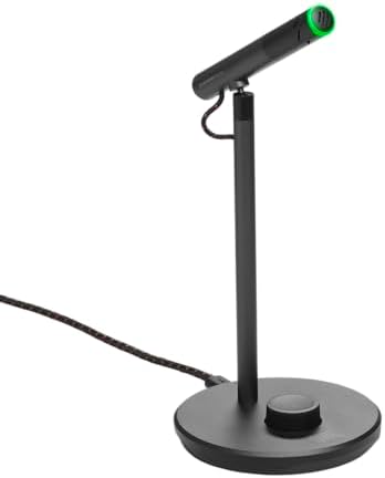 JBL Quantum Stream Talk - Recording and Gaming. - Black | Single condenser microphone for perfect streaming, Single voice pick-up pattern, One-press mute button