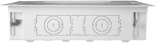 Legrand - OnQ Cable Management, In-Wall Media Box, Dual Purpose Structured Wiring Enclosure, TV Home Theater Recessed Storage Box, 17 Inch, White, ENP1700NA