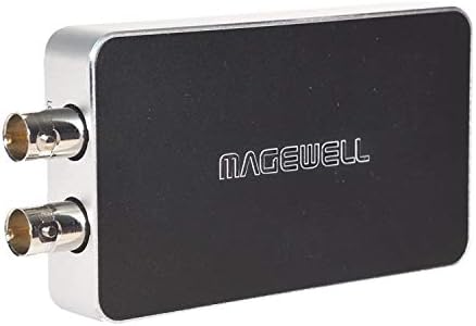 Magewell USB Capture SDI Plus– 1-Channel SDI to USB 3.1 Audio/Video Capture with Loop-Through, Analog Line I/O, Up to 2K / 120fps (32050)