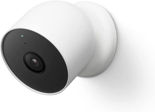 Google Nest Cam Outdoor or Indoor, Battery - Wireless Security Camera | Home security camera, built-in intelligent alerts, 1080p HDR video, works with Google Home and Alexa
