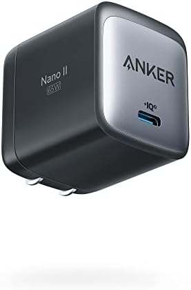 Anker Nano USB C Charger,65W GaN II PPS Fast Compact Foldable Charger for MacBook Pro, Galaxy, Dell, iPhone 17/16, iPad Pro, and More | For iPhone 17/17 Plus/17 Pro Max/16/16 Plus/16 Pro Max/15 Pro Max/iPad Pro, MacBook Pro and More