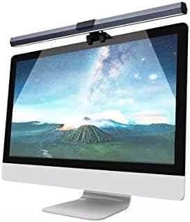 USB LED Lamp for Computer Monitor - Adjustable Brightness & Color Temperature, USB Powered, Matte Graffiti Finish, 40 cm, 5W, Eye-Care, Easy Installation, Perfect for Reading, Laptop, and Study