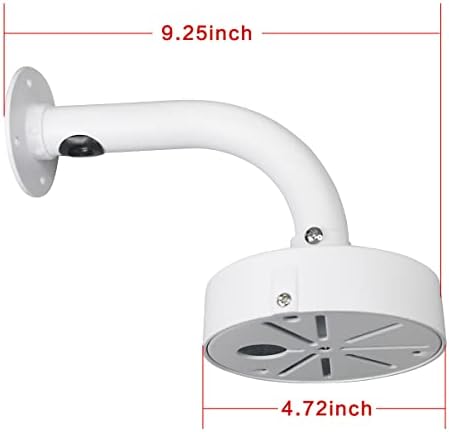 Security Camera Mount Bracket, Dome Camera Mount Universal Camera Wall Mounting Bracket/IP Camera for CCTV Security Camera, L Type