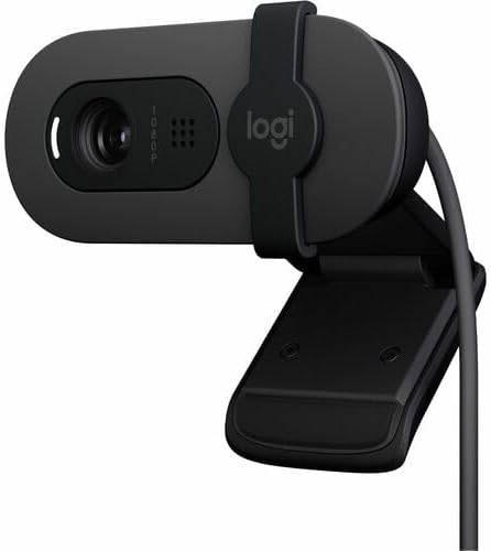 Logitech 960001580 Brio 100 1080p Full HD Webcam (Graphite) (Renewed) | Full HD