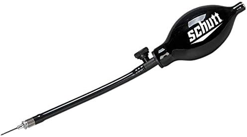 Schutt Sports Football Helmet Inflator Pump - Designed Specifically for Fitting Football Helmets with Inflatable Liners Black, One Size | Designed Specifically for Football Helmets with Inflatable Liners, Including F7 AiR Youth, F7 2.0, F7 LX1, and F7 VTD