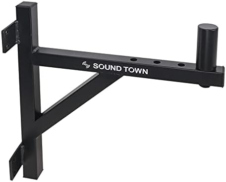 Sound Town 2-Pack Wall Mount Speaker Brackets, Fits 35mm Speaker Mounts (STWSD-F15A-PAIR)