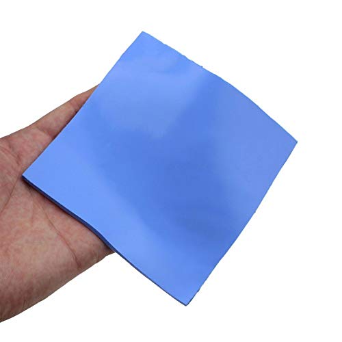 Thermal Pad,200x200x1mm Highly Efficient Thermal Conductivity 6.0 W/mK,Heat Resistant Silicone Thermal Pads for Electronics Laptop Heatsink CPU GPU SSD IC LED Cooler