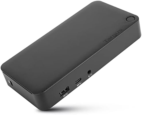 Targus USB C Docking Station Universal DV4K, USB C Laptop Docking Station Dual Monitor 2 HDMI, 65W Power Delivery, DisplayLink Works w/Operating Systems Like Windows, Mac, Android, iOS (DOCK310USZ)