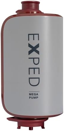 Exped Mega Pump | High Power Portable Electric Air for Inflating and Deflating Camping Pad, Rechargeable Battery USB-C Port