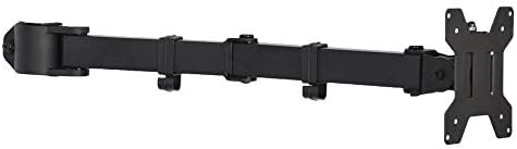 VIVO Fully Adjustable Single Monitor Arm for Desk Mount Stand, Monitor Arm for 1 Screen up to 27 inches, Black, PT-SD-AM01A