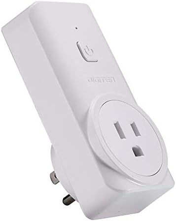 DIGITEN Wireless Temperature Controlled Outlet, Digital Plug-in Thermostat with Remote Control, Built-in Temp Sensor, Heating & Cooling for A/C, Fans, Heaters (Remote Detects Temperature)