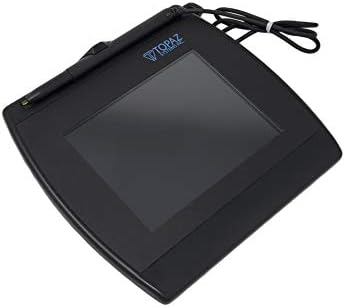 Topaz T-LBK57GC-BBSB-R SigGem Color 5.7 Signature Capture Pad, Dual Serial/Virtual Serial via USB (Renewed)