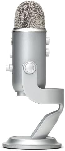 Blue Yeti USB Microphone, Silver (Renewed)