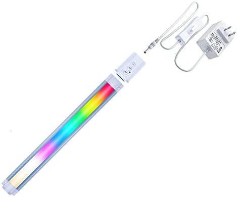 LED Smart Under Desk Lights Plug in White & RGB Color Changing Dimmable with Remote. Alexa, Google Enabled. Under Counter Lighting Bar for Kitchen, Shelf, Cupboard, Cabinet, Monitor (1-Bar Kit, 12")