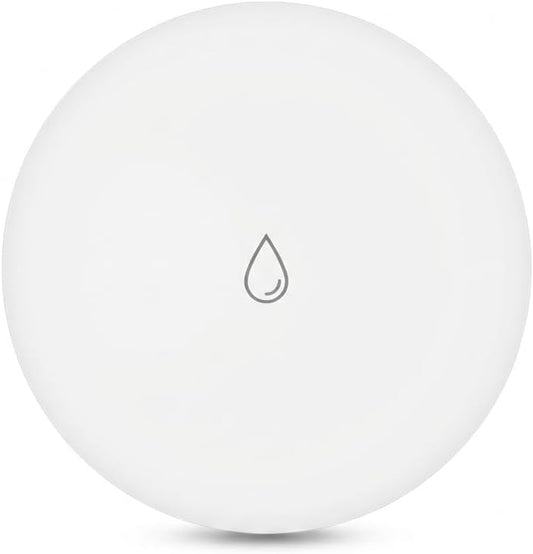 Tuya ZigBee Smart Water Leak Sensor with Built-in Alarm, IP54 Water-Resistant Flood Detector, App Notification &amp; Remote Monitoring, Compatible with Alexa &amp; Google Home (ZigBee Hub Required)