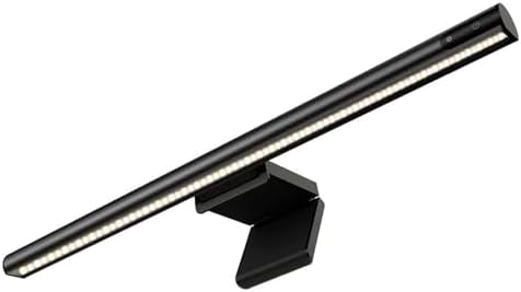 Monitor Light Bar, Touch E-Reading Monitor Light Lamp, No Screen Glare Stepless Dimming USB LED Hanging Light for Work and Office