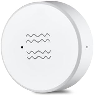 Haozee Smart Vibration Sensor Alarm, Real-time Monitoring | Door/Window Vibration Detection Alarm for Home Security, App Remote Control,Supports Home Assistant Zigbee2MQTT