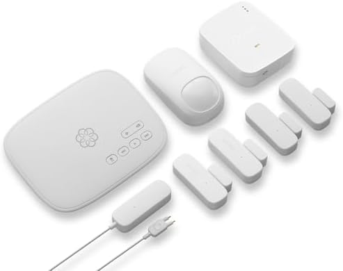 ooma Siren, Works with Smart Home Security. No Contracts and Free self-Monitor Plan. Optional Professional Monitoring, Motion, keypad, Door/Window, Water Sensor, and Garage Door Sensor.,White