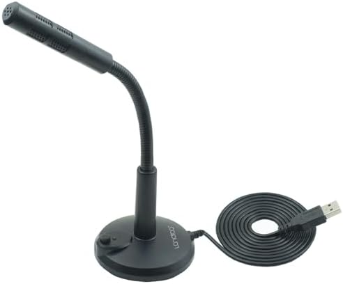 LANDIBO USB Microphone, Plug and Play Desktop Laptop gooseneck Microphone, Suitable for Games, conferences, Streaming, and Tutorials K050 Recording, podcasting, Gaming, and Online Chat