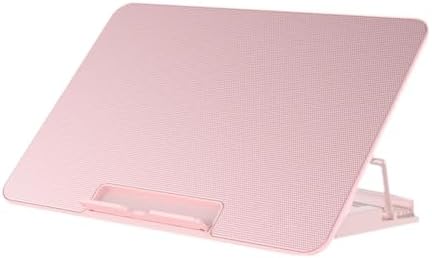 Laptop Cooling Pad with 6 Fans and Adjustable Height for Enhanced Performance, Pink