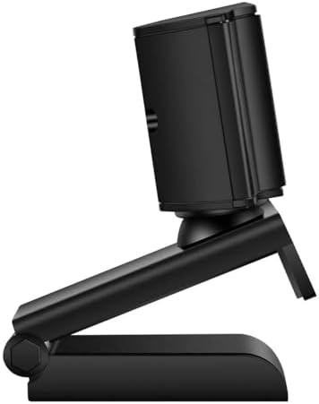 Generic HD Webcam 1080p with Built-in Microphone - 360° Rotation Pan & Tilt - Attachable Desktop Cam Perfect for Remote Work, Online Course Taking, Streaming, & Gaming, Black and Orange, ZHY1566