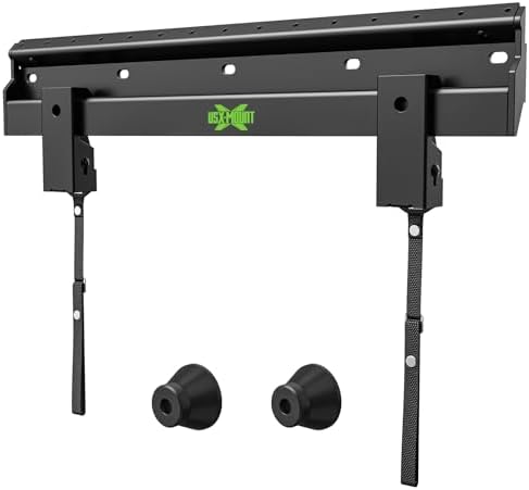 No Stud TV Wall Mount Low Profile for Most 26-60" Televisions up to 100 lbs,No Dril Monitor Mount for Drywall, Studless Wall Mount Bracket Max VESA 400x400mm for Flat Screen&Curved TVs, Easy Install