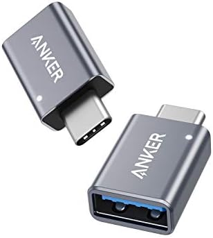 Anker USB C Adapter (2 Pack), USB C to USB Adapter High-Speed Data Transfer | for MacBook Pro 2020, iPad Pro 2020, Samsung Notebook 9, Dell XPS and More Type C Devices