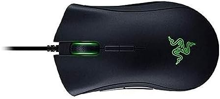 Razer DeathAdder Elite Gaming Mouse: 16,000 DPI Optical Sensor - Chroma RGB Lighting - 7 Programmable Buttons - Mechanical Switches - Rubber Side Grips - Matte Black