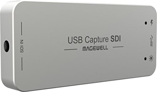 Magewell USB Capture SDI Gen 2 – 1 Channel SDI to USB Video/Audio Capture Device, Up to 1080p60 Recording (32070, Replaces XI100DUSB-SDI)