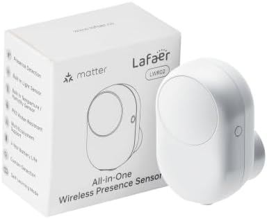 5-in-1 Presence Sensor LWR02, PIR + mmWave Radar, Matter Over Thread