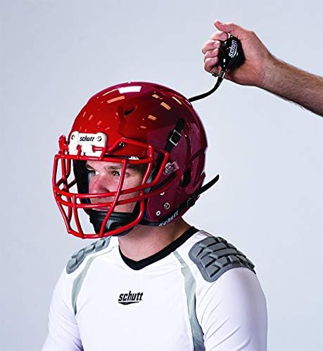 Schutt Sports Football Helmet Inflator Pump - Designed Specifically for Fitting Football Helmets with Inflatable Liners Black, One Size | Designed Specifically for Football Helmets with Inflatable Liners, Including F7 AiR Youth, F7 2.0, F7 LX1, and F7 VTD