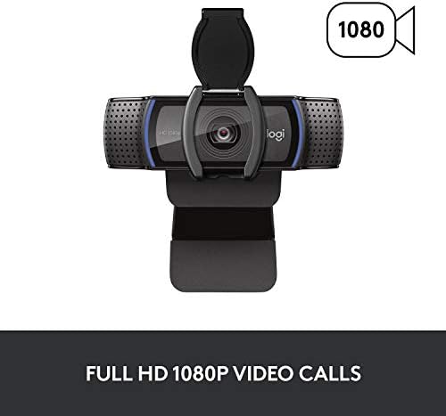 Logitech C920S Pro HD Webcam (Renewed)