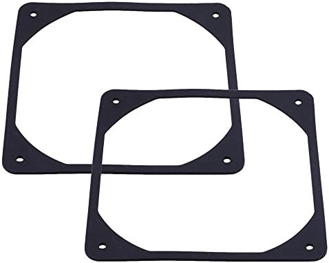 10pcs 120mm Black Anti-vibration Rubber Fan Gasket Silicone Shock Proof Absorption Pad For Computer PC Case