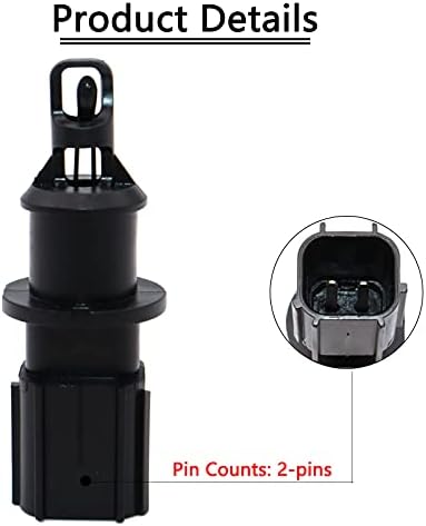 Air Intake Charge Temperature Sensor for Chrysler Dodge Jeep Ram | 4606487AB 4606487AA Chrysler 300 Pacifica Town & Country Sebring PT Cruiser Dodge Grand Caravan Ram 1500 Jeep Grand Cherokee