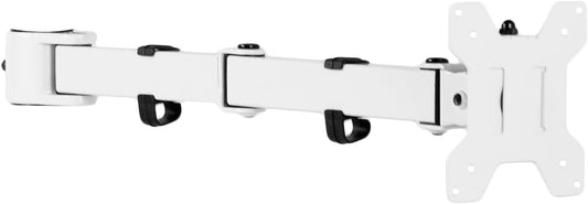 VIVO Fully Adjustable Single Monitor Arm for Desk Mount Stand, Monitor Arm for 1 Screen up to 27 inches, White, PT-SD-AM01AW