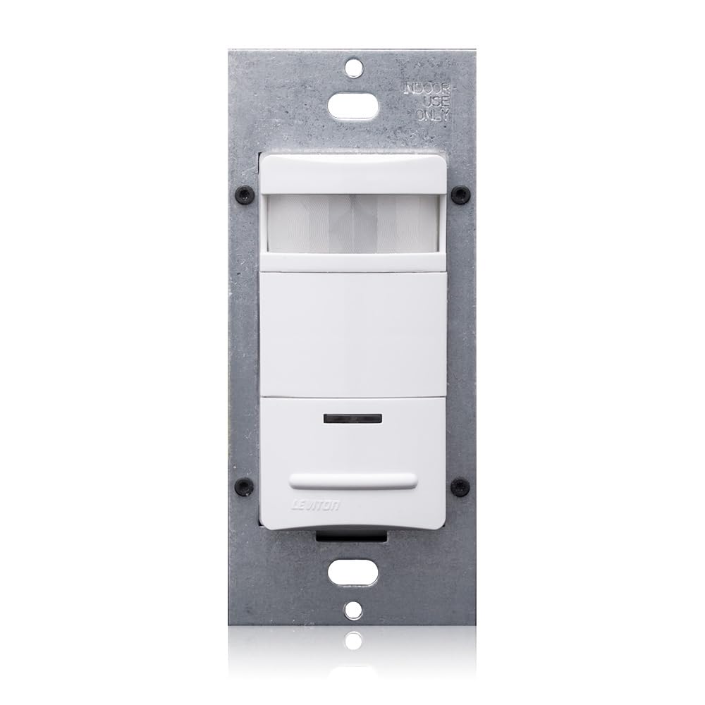 Leviton Decora Pir Wall Switch Occupancy Sensor, ODS06-IDW, WhiteWhite