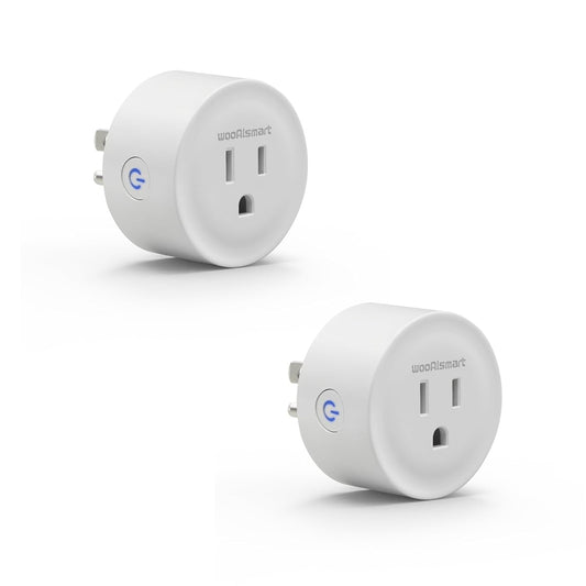 Smart Plug, WiFi Plugs Work with Alexa & Google Assistant, Smart Outlet with Timer & Group Controller, WiFi Outlet for Home, No Hub Required, ETL & FCC Certified, 2.4GHz WiFi, 16A, 2 Pack