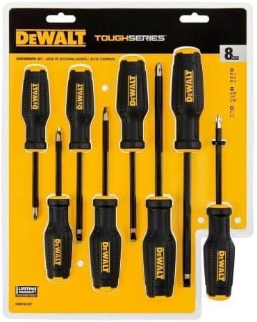 Dewalt Toughseries Screwdriver Set 8Pc