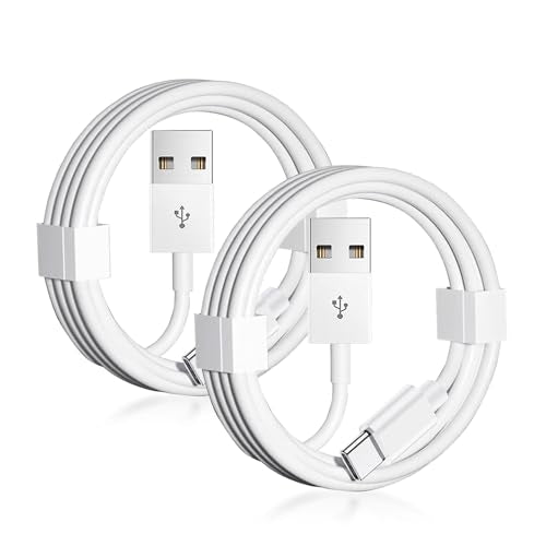 2-Pack 5FT Car Carplay Cable for iPhone 17 15 16 /Air/ Pro Max, USB A to USB C for Carplay for iPhone USB Cord, Car Charger for iPhone 17 Air Charging Cable, iPad Pro, iPad Air 5th Car Charger Cord