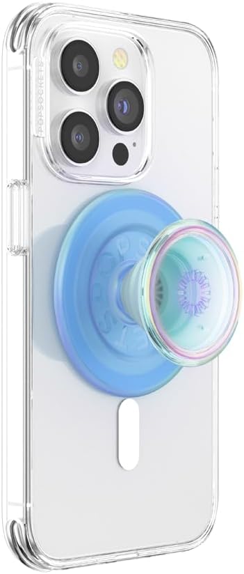 PopSockets Phone Grip for MagSafe, Magnetic Holder, Phone Stand, Daisy - Translucent He Loves Me Not