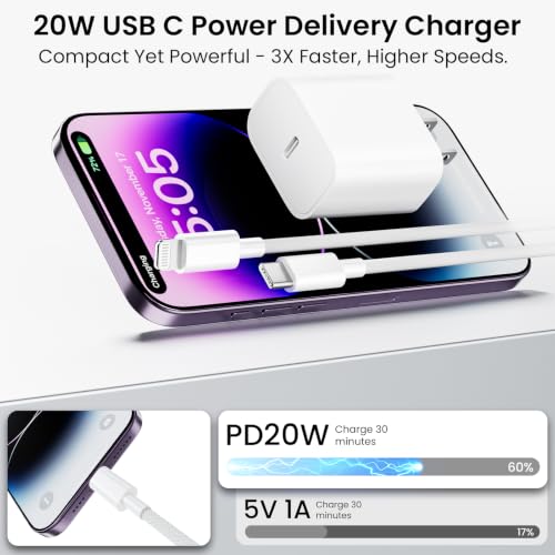 iPhone Fast Charger,[Apple MFi Certified]10FT Long USB C to Lightning Cable Cord for iPhone 14 13 12 11 Pro Max Plus Xs Xr X SE iPad,2Pack Type C Charger with 10FT Braided iPhone Charger Fast Charging