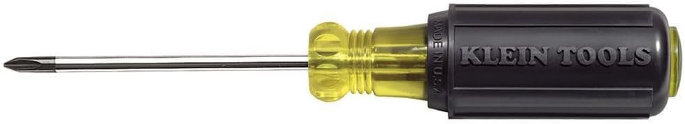 Klein Tools 80031 Screwdriver Set, Made in USA, 5-Piece Kit Includes 2 Slotted, 2 Phillips and 1 Square Tip Screwdriver, Cushion Grip Comfort