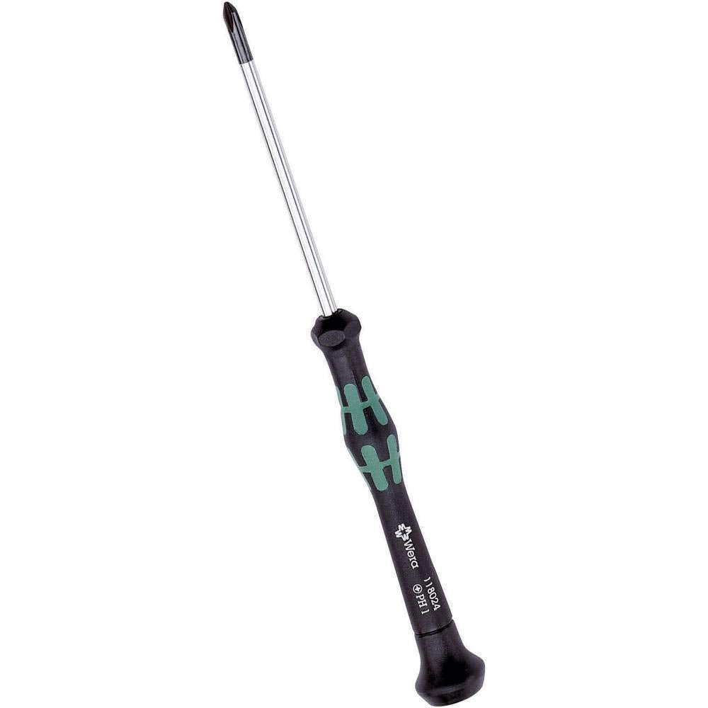 Wera 2035/6 Kraftform MicroSlotted/Phillips Electronics Screwdriver Set and Rack, 6-Piece