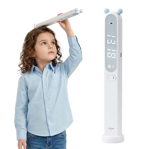 Umimile Portable Height Measurement for Kids, Cordless Infrared Stadiometer | Handheld Stadiometer Device for Kids and Adults, Digital Height Measurement Tool Scale 240 cm / 94.5 inches (Blue)