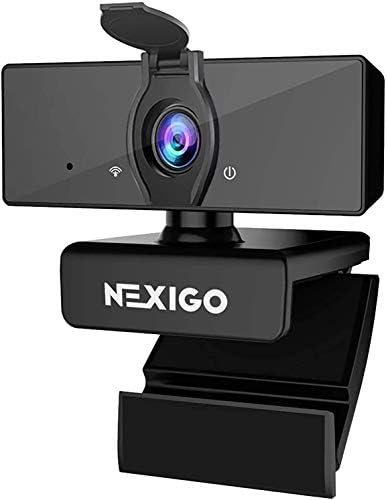 NexiGo N660 1080P Business Webcam with Dual Microphone & Privacy Cover, USB FHD Web Computer Camera, Plug and Play, for Zoom/Skype/Teams Online Teaching, Laptop MAC PC Desktop (Renewed)
