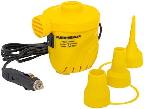 AIRHEAD Air Pump, 12v, AHP-12H, Yellow and Black